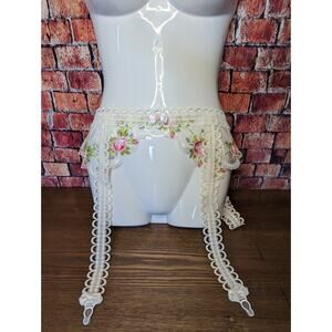 NWT For Love and Lemons Trellis Rose Garter Size: S